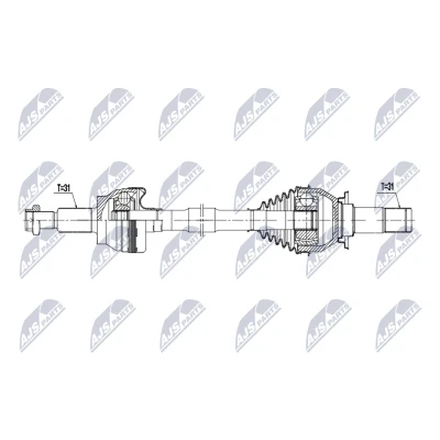 Abbildung von Antriebswelle NTY NPW JG 012