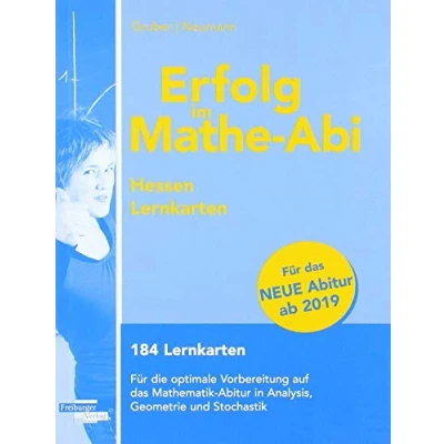 Abbildung von Erfolg im Mathe Abi Lernkarten Hessen ab 2019: 184 Lernkarten. Für die optimale Vorbereitung auf das Abitur in Analysis, Geometrie und Stochastik