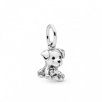 Abbildung von Pandora Labrador Puppy DOG Dangle Charm, Damen, Größe: One Size, Sterling silver