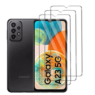 Abbildung von Yunleqin Schutzfolie für Samsung Galaxy A23 5G [3 Stück] Anti Reflex MATT Entspiegelnd, Hoher Härtegrad, Schutz vor Kratzer/Folie, Displayschutz, Displayschutzfolie,