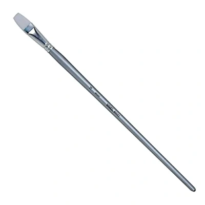 Abbildung von Liquitex 6922010 Basics Pinsel, Synthetikpinsel für Acrylfarben, langlebig, robust und formstabil Flachpinsel, kurzer Stiel Nr. 10