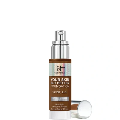 Abbildung von IT Cosmetics Your Skin But Better Foundation and Skincare 30ml (Verschiedene Farbtöne) 60 Deep Warm