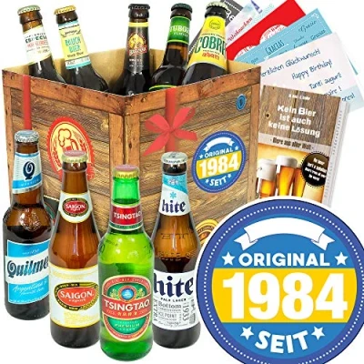 Abbildung von Original seit 1984 Biere aus aller Welt Geboren 40.
