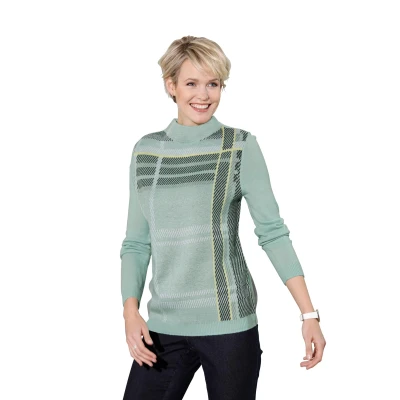 Abbildung von Classic Basics Jacquardpullover &quot;Langarm Pullover&quot;