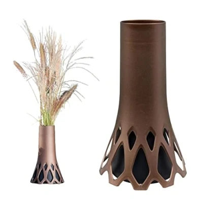 Abbildung von GarPet Bodenvase Grabvase Roseta mit Sockel Gewicht bronze 1 L