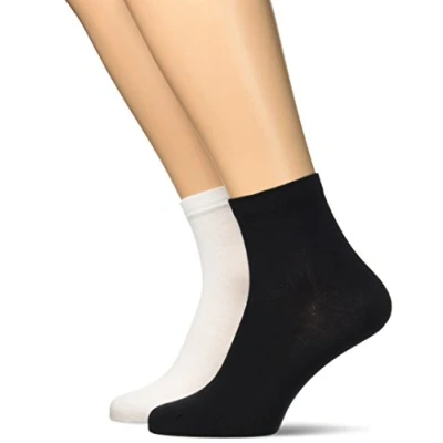 Abbildung von Dim Socken Baumwolle Komfort Atmungsaktiv Damen x2, Multicolor, 35 38