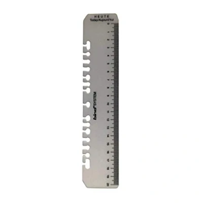 Abbildung von bind 104 Lineal 20 cm, Zentimetermaß zum Einheften in A5 Systemplaner, transparent