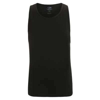 Abbildung von Icebreaker Anatomica TANK Unterhemd/shirt, Herren, Größe: Large, Black/monsoon