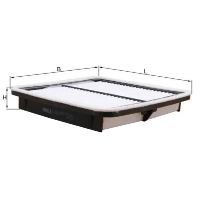 Abbildung von Mahle Knecht LX 2672 Luftfilter