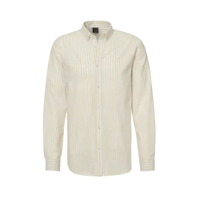 Abbildung von John Devin Langarmhemd &quot;Regular Fit&quot;, Streifenhemd mit Button down Kragen, aus reiner Baumwolle