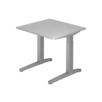 Abbildung von Hammerbacher Schreibtisch XB08 Grau/Silber