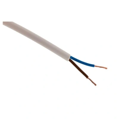 Abbildung von Zenitech Stromkabel HO5VV F 2 x 1,5 weiß 10 m