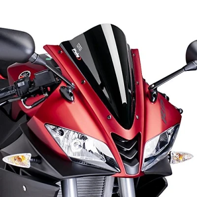 Abbildung von Racingscheibe für Yamaha YZF R 125 08 18 schwarz Puig