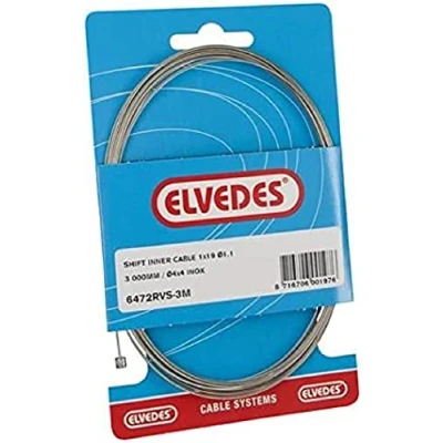 Abbildung von Schaltzug Innen Elvedes 3000mm Nirosta Ø1,1mm Shimano/SRAM N nippel (blister)