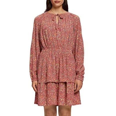 Abbildung von edc by Esprit CVE MINI Freizeitkleid, Damen, Größe: Small, Coral orange