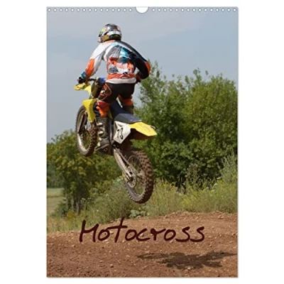 Abbildung von Motocross Terminplaner (Wandkalender 2025 DIN A3 hoch), CALVENDO Monatskalender