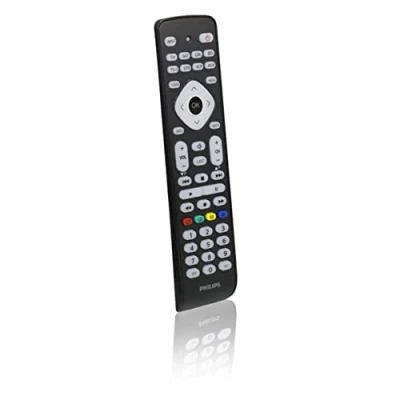 Abbildung von Philips SRP2018/10 Universal TV Fernbedienung, 8 in 1 Controller, Smart Taste, IR Codes bis zu 8000 Codes, einfache Einstellung, Schwarz (Generalüberholt)