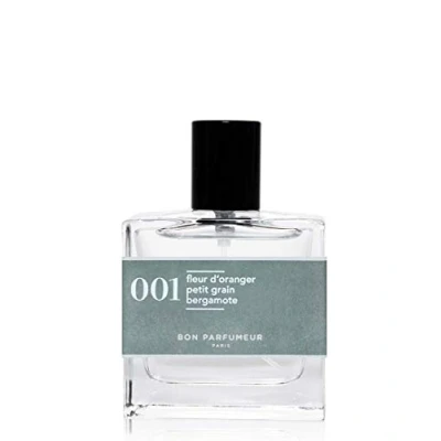 Abbildung von Bon Parfumeur Eau de Cologne Intense 001 Orangenblüte Petit Grain Bergamotte Damen &amp; Herrenduft Blumennoten Zerstäuber für Parfüm (30 ml)