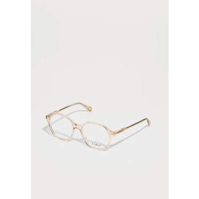 Abbildung von CHLOÉ Blue Light Brillen pinkpinktransparent, Damen, Größe: 53, pink transparent
