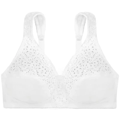 Abbildung von Dorina Damen Bügelloser Soft BH Yvonne D1005A, Einfarbig, Gr. 110E, Weiß (Weiß (WHITE A00)