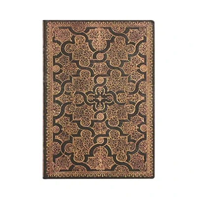 Abbildung von Paperblanks Enigma Le Gascon Flexi Midi Unlined 100 Gsm: softcover, gsm, ribbon marker, memento pouch, book edge printing, no closure