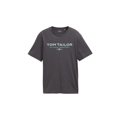 Abbildung von TOM Tailor Tshirt print, Herren, Größe: XL, Tarmac grey