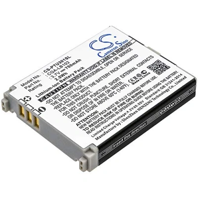 Abbildung von CS PTU301SL Akkus 700mAh Kompatibel mit [Panasonic] KX TU301, TU301 GME, TU311, TU320, TU321, TU325, TU327, TU328, TW221 Ersetzt CGA LB102