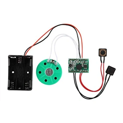 Abbildung von Tonysa Aufnehmbare Grußkarte Sound Chip,DIY Music Board Modul,Beschreibbare Sprachgrußkarte Sprachmodul für hausgemachte Grußkarten/Geschenkboxen/handgefertigte Produkte usw.
