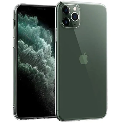 Abbildung von NEW&#039;C Hülle für iPhone 11 Pro (5,8 Zoll), [Ultra transparent Silikon Gel TPU Soft] Cover Case Schutzhülle Kratzfeste mit Schock Absorption und Anti Scratch kompatibel Zoll)