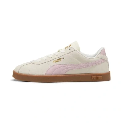 Abbildung von PUMA Club II Suede Sneakers Erwachsene Warm White Rose Mauve Gum Pink Beige