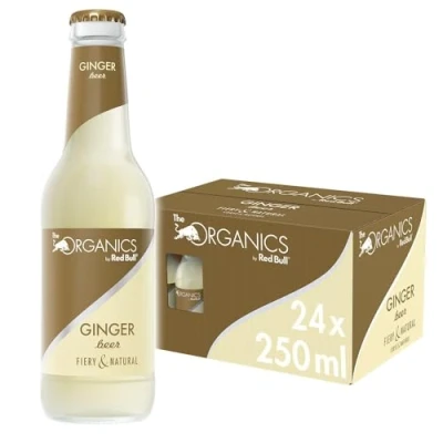 Abbildung von Red Bull Organics by Ginger Beer, 24 x 250 ml, Glasflaschen Bio Getränke 24er Palette