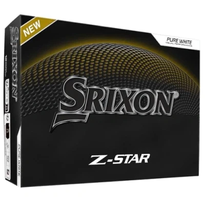 Abbildung von Srixon Z Star 9 Hochleistungs Golfball Extreme Reichweite &amp; Spin FastLayer DG Core 2.0 Kern Skin+ Beschichtung Weiche Kontrolle Haptik Erhältlich in Weiß Tour Gelb