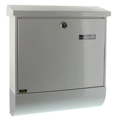 Abbildung von Burg Wächter Briefkasten &quot;SET VARIO 86720 W (EC)&quot;, aus Stahlblech, mit Zeitungsfach
