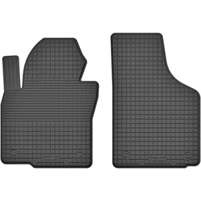 Abbildung von Gummimatten Fußmatten Vorne Hoher Rand 15 mm für Seat Altea/Leon II/Toledo III/Skoda Octavia II/VW Golf V/Jetta V/Scirocco III Passgenau