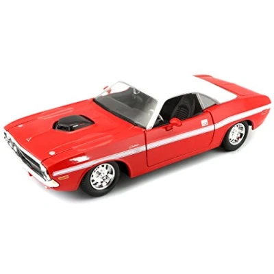 Abbildung von Maisto Dodge Challeng 1970 rot 1/24