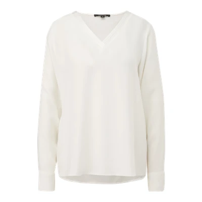 Abbildung von comma Langarmshirt, Damen, Größe: 38, Weiß