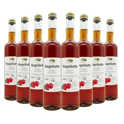 Abbildung von BLEICHHOF® Hagebuttensaft Direktsaft, vegan (8x0,47l)