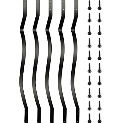 Abbildung von VEVOR 51 Stk. Terrassenbaluster Terrassenspindeln 82,3 cm Treppengeländer Eisen