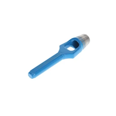 Abbildung von GEDORE Henkellocheisen für weiche Materialen, Ø 22 mm, Gummi Leder Dichtungen Stoff, rund, 160 mm lang, Stanzeisen, 570022