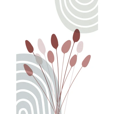 Abbildung von Komar Wandbild &quot;Bohemian Cattail&quot;, (1 St.), Deutsches Premium Poster Fotopapier mit seidenmatter Oberfläche und hoher Lichtbeständigkeit. Für fotorealistische Drucke gestochen scharfen Details hervorragender Farbbrillanz.
