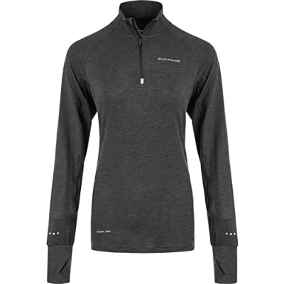 Abbildung von Endurance Funktions Canna V2 Performance Langarmshirt, Damen, Größe: 38, 1111 black melange