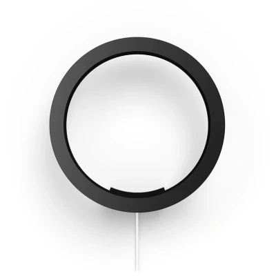 Abbildung von Philips Hue White &amp; Col. Amb. LED Wandleuchte Sana, schwarz, dimmbar, 16 Mio. Farben, steuerbar via App, kompatibel mit Amazon Alexa (Echo, Echo Dot)