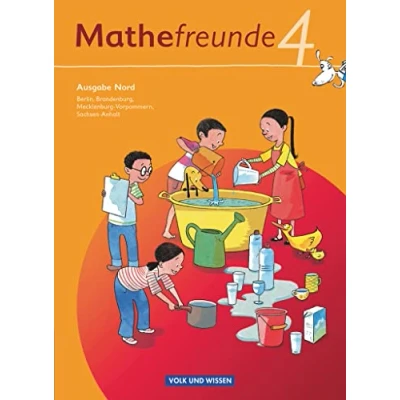 Abbildung von Mathefreunde Ausgabe Nord 2010 (Berlin, Brandenburg, Mecklenburg Vorpommern, Sachsen Anhalt) 4. Schuljahr: Schulbuch mit Kartonbeilagen