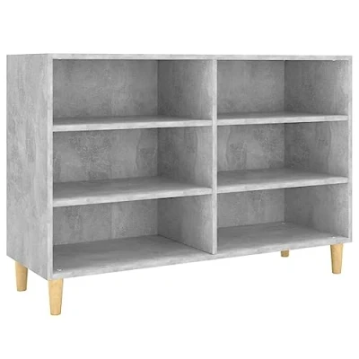Abbildung von vidaXL Sideboard Betongrau 103,5x35x70 cm Holzwerkstoff (1 St)