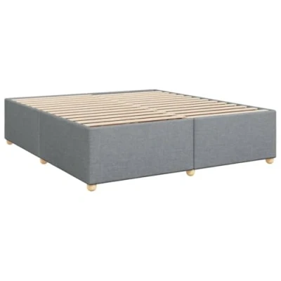 Abbildung von vidaXL Bettgestell ohne Matratze Hellgrau 180x200 cm Stoff