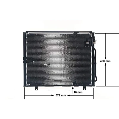 Abbildung von MAHLE ORIGINAL AC 148 000S Klimakondensator ohne Trockner 557 BMW: 7, 5 Touring, Limousine
