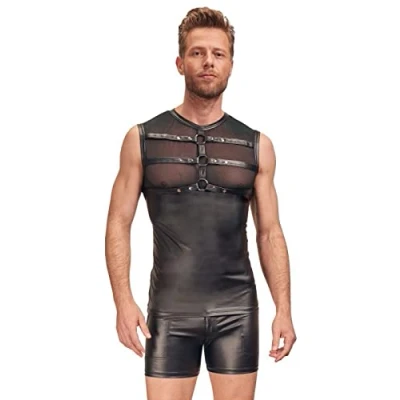 Abbildung von Top aus elastischem Powernet und trendigem Mattlook
