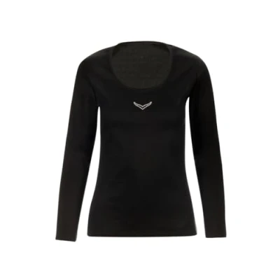 Abbildung von Trigema Longsleeve &quot;TRIGEMA Langarmshirt mit Kristallsteinen&quot;