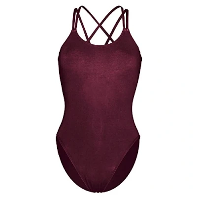 Abbildung von Capezio Double Strap Camisole Leotard, Burgundy, Medium