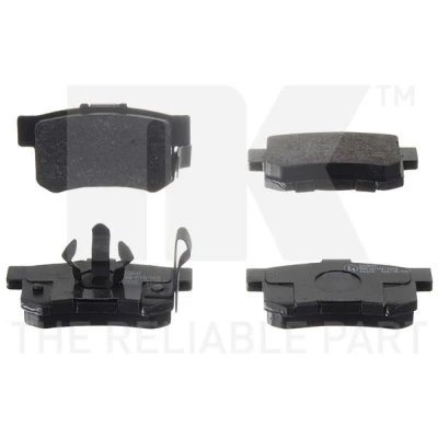 Abbildung von NK 222647 Bremsbelagsatz mit akustischer Verschleißwarnung Anti Quietsch Blech ohne Zubehör HONDA: ACCORD 8, CR V 4, 8 Kombi